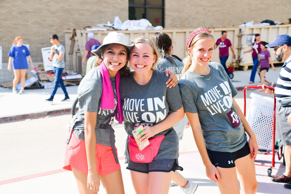 Texas A&M University Move-In Day 2019